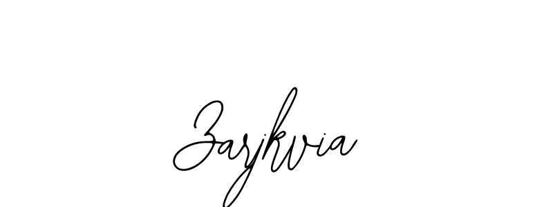 Make a beautiful signature design for name Zarjkvia. Use this online signature maker to create a handwritten signature for free. Zarjkvia signature style 12 images and pictures png