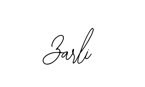 Create a beautiful signature design for name Zarli. With this signature (Bearetta-2O07w) fonts, you can make a handwritten signature for free. Zarli signature style 12 images and pictures png
