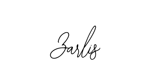 You should practise on your own different ways (Bearetta-2O07w) to write your name (Zarlis) in signature. don't let someone else do it for you. Zarlis signature style 12 images and pictures png