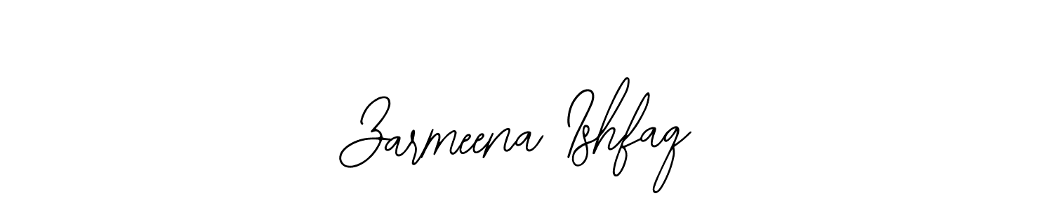 It looks lik you need a new signature style for name Zarmeena Ishfaq. Design unique handwritten (Bearetta-2O07w) signature with our free signature maker in just a few clicks. Zarmeena Ishfaq signature style 12 images and pictures png
