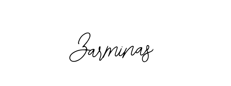 How to make Zarminas signature? Bearetta-2O07w is a professional autograph style. Create handwritten signature for Zarminas name. Zarminas signature style 12 images and pictures png