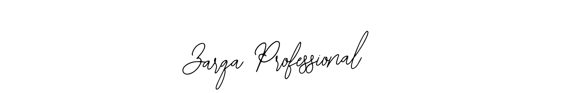 Also we have Zarqa Professional name is the best signature style. Create professional handwritten signature collection using Bearetta-2O07w autograph style. Zarqa Professional signature style 12 images and pictures png