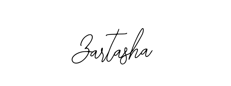 Design your own signature with our free online signature maker. With this signature software, you can create a handwritten (Bearetta-2O07w) signature for name Zartasha. Zartasha signature style 12 images and pictures png