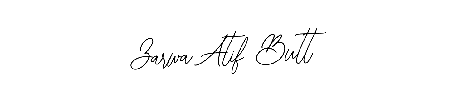 Also we have Zarwa Atif Butt name is the best signature style. Create professional handwritten signature collection using Bearetta-2O07w autograph style. Zarwa Atif Butt signature style 12 images and pictures png