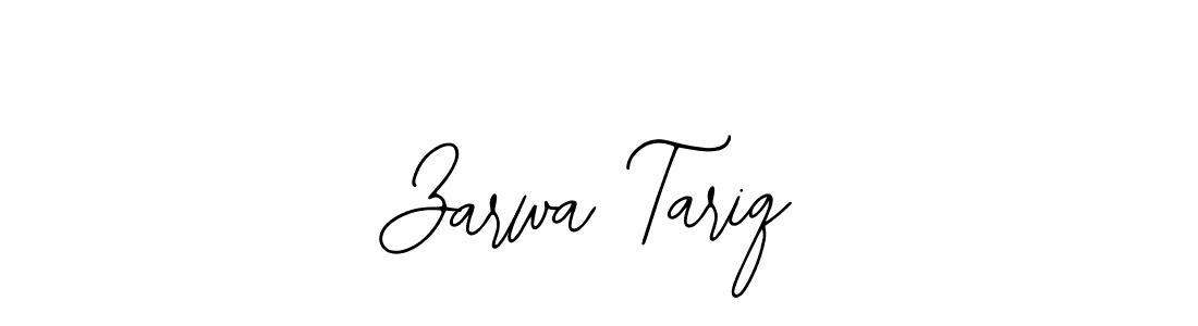 This is the best signature style for the Zarwa Tariq name. Also you like these signature font (Bearetta-2O07w). Mix name signature. Zarwa Tariq signature style 12 images and pictures png