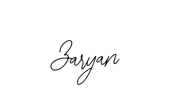 Make a beautiful signature design for name Zaryan. Use this online signature maker to create a handwritten signature for free. Zaryan signature style 12 images and pictures png