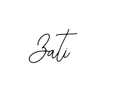 Make a beautiful signature design for name Zati. Use this online signature maker to create a handwritten signature for free. Zati signature style 12 images and pictures png