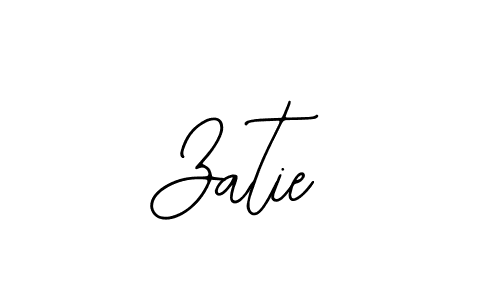 The best way (Bearetta-2O07w) to make a short signature is to pick only two or three words in your name. The name Zatie include a total of six letters. For converting this name. Zatie signature style 12 images and pictures png