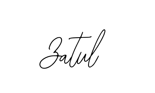 Use a signature maker to create a handwritten signature online. With this signature software, you can design (Bearetta-2O07w) your own signature for name Zatul. Zatul signature style 12 images and pictures png