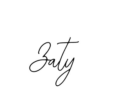 Make a beautiful signature design for name Zaty. Use this online signature maker to create a handwritten signature for free. Zaty signature style 12 images and pictures png