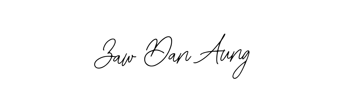 Make a beautiful signature design for name Zaw Dan Aung. Use this online signature maker to create a handwritten signature for free. Zaw Dan Aung signature style 12 images and pictures png