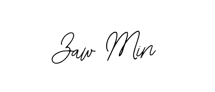 The best way (Bearetta-2O07w) to make a short signature is to pick only two or three words in your name. The name Zaw Min include a total of six letters. For converting this name. Zaw Min signature style 12 images and pictures png