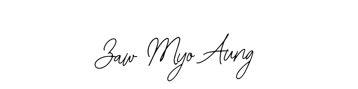 if you are searching for the best signature style for your name Zaw Myo Aung. so please give up your signature search. here we have designed multiple signature styles  using Bearetta-2O07w. Zaw Myo Aung signature style 12 images and pictures png