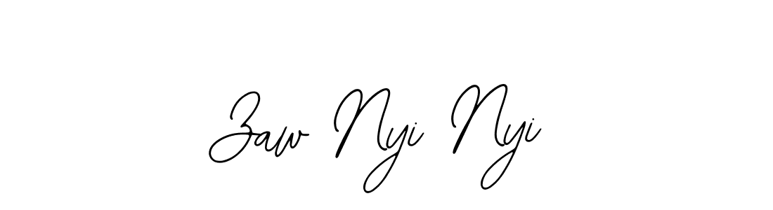 It looks lik you need a new signature style for name Zaw Nyi Nyi. Design unique handwritten (Bearetta-2O07w) signature with our free signature maker in just a few clicks. Zaw Nyi Nyi signature style 12 images and pictures png