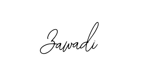 How to make Zawadi name signature. Use Bearetta-2O07w style for creating short signs online. This is the latest handwritten sign. Zawadi signature style 12 images and pictures png