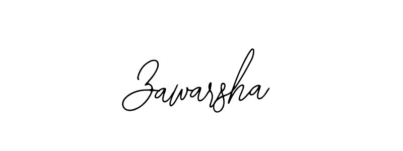 Make a beautiful signature design for name Zawarsha. Use this online signature maker to create a handwritten signature for free. Zawarsha signature style 12 images and pictures png