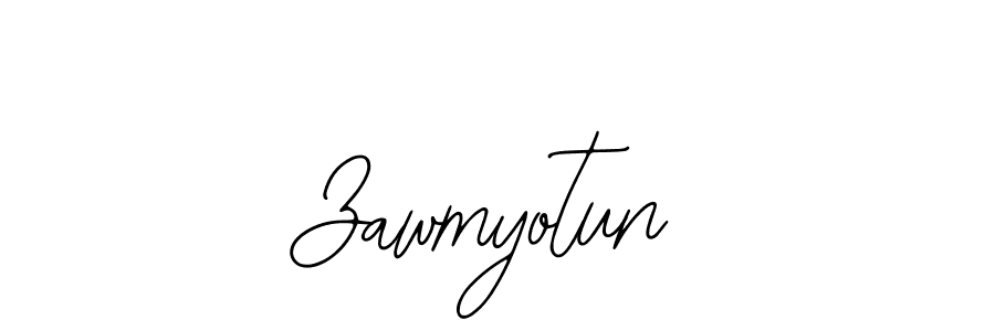 Make a beautiful signature design for name Zawmyotun. With this signature (Bearetta-2O07w) style, you can create a handwritten signature for free. Zawmyotun signature style 12 images and pictures png