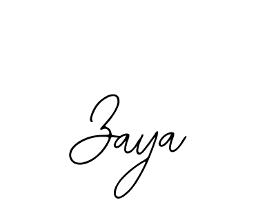 Also we have Zaya name is the best signature style. Create professional handwritten signature collection using Bearetta-2O07w autograph style. Zaya signature style 12 images and pictures png