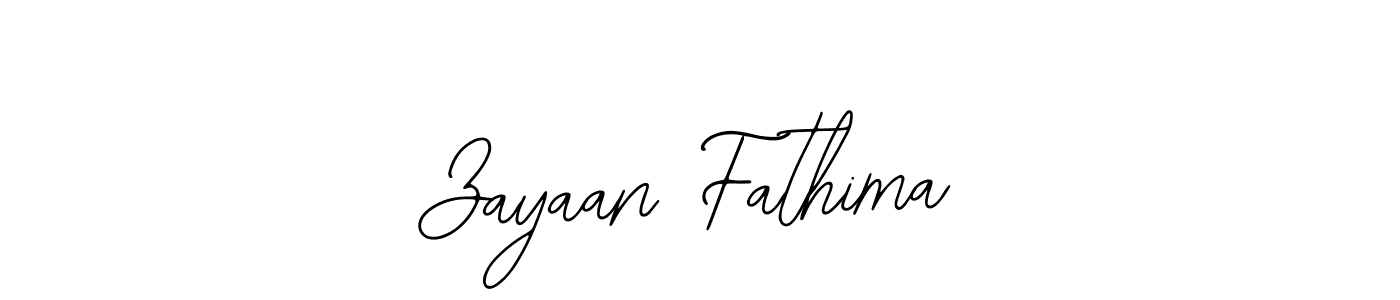 It looks lik you need a new signature style for name Zayaan Fathima. Design unique handwritten (Bearetta-2O07w) signature with our free signature maker in just a few clicks. Zayaan Fathima signature style 12 images and pictures png