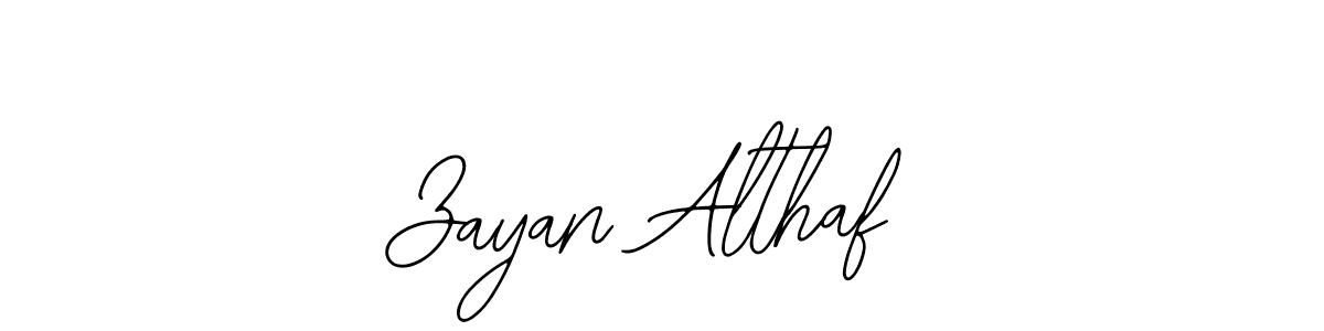 It looks lik you need a new signature style for name Zayan Althaf. Design unique handwritten (Bearetta-2O07w) signature with our free signature maker in just a few clicks. Zayan Althaf signature style 12 images and pictures png