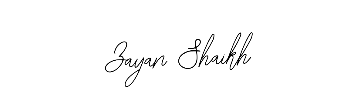 Similarly Bearetta-2O07w is the best handwritten signature design. Signature creator online .You can use it as an online autograph creator for name Zayan Shaikh. Zayan Shaikh signature style 12 images and pictures png