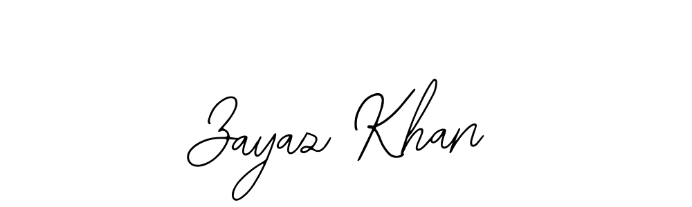 Use a signature maker to create a handwritten signature online. With this signature software, you can design (Bearetta-2O07w) your own signature for name Zayaz Khan. Zayaz Khan signature style 12 images and pictures png