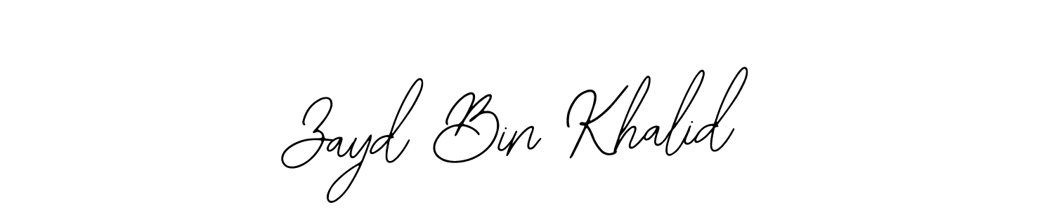 You can use this online signature creator to create a handwritten signature for the name Zayd Bin Khalid. This is the best online autograph maker. Zayd Bin Khalid signature style 12 images and pictures png