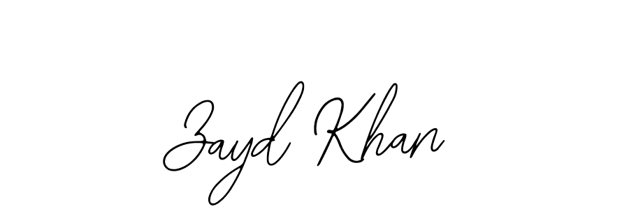 Zayd Khan stylish signature style. Best Handwritten Sign (Bearetta-2O07w) for my name. Handwritten Signature Collection Ideas for my name Zayd Khan. Zayd Khan signature style 12 images and pictures png