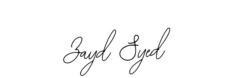Best and Professional Signature Style for Zayd Syed. Bearetta-2O07w Best Signature Style Collection. Zayd Syed signature style 12 images and pictures png