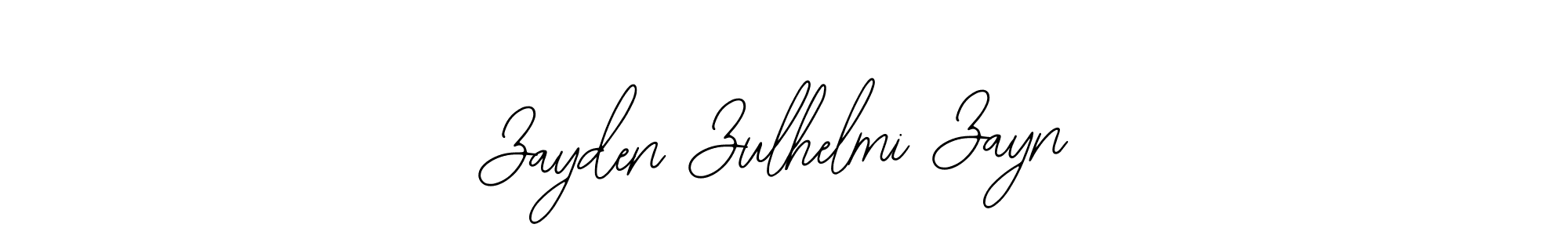 Also we have Zayden Zulhelmi Zayn name is the best signature style. Create professional handwritten signature collection using Bearetta-2O07w autograph style. Zayden Zulhelmi Zayn signature style 12 images and pictures png