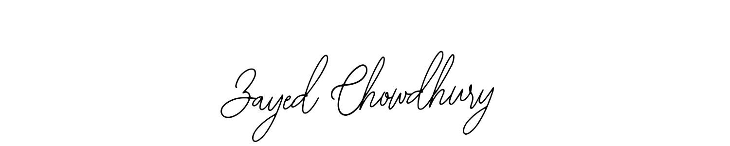 How to make Zayed Chowdhury signature? Bearetta-2O07w is a professional autograph style. Create handwritten signature for Zayed Chowdhury name. Zayed Chowdhury signature style 12 images and pictures png