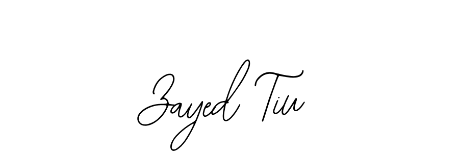 Make a beautiful signature design for name Zayed Tiu. Use this online signature maker to create a handwritten signature for free. Zayed Tiu signature style 12 images and pictures png