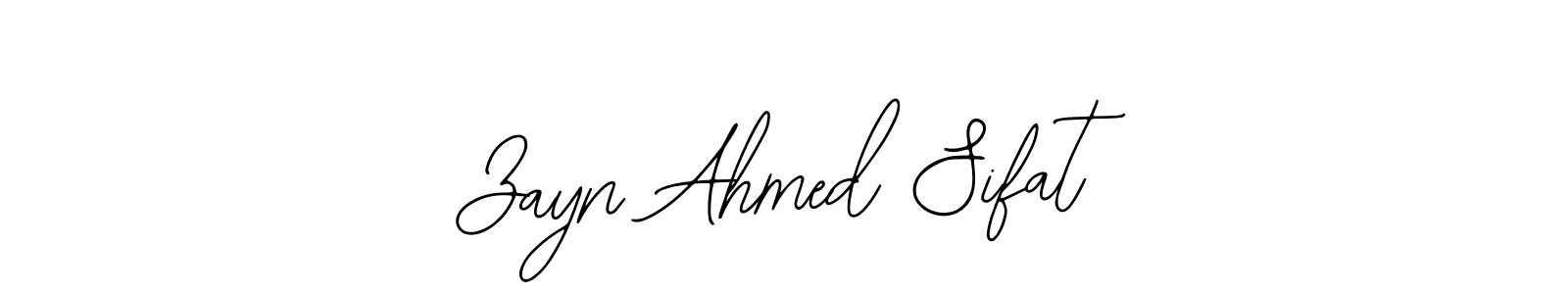 Use a signature maker to create a handwritten signature online. With this signature software, you can design (Bearetta-2O07w) your own signature for name Zayn Ahmed Sifat. Zayn Ahmed Sifat signature style 12 images and pictures png