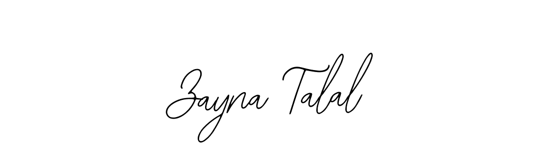 Use a signature maker to create a handwritten signature online. With this signature software, you can design (Bearetta-2O07w) your own signature for name Zayna Talal. Zayna Talal signature style 12 images and pictures png