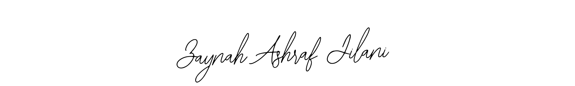 Also You can easily find your signature by using the search form. We will create Zaynah Ashraf Jilani name handwritten signature images for you free of cost using Bearetta-2O07w sign style. Zaynah Ashraf Jilani signature style 12 images and pictures png