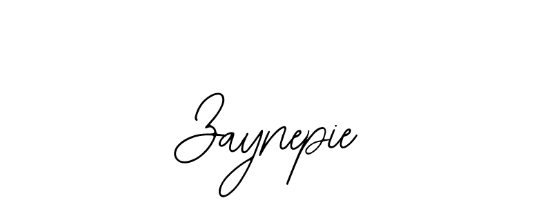 Create a beautiful signature design for name Zaynepie. With this signature (Bearetta-2O07w) fonts, you can make a handwritten signature for free. Zaynepie signature style 12 images and pictures png