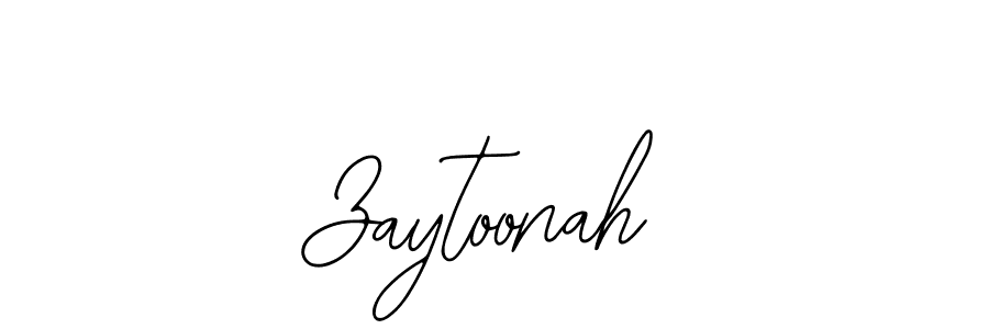 How to Draw Zaytoonah signature style? Bearetta-2O07w is a latest design signature styles for name Zaytoonah. Zaytoonah signature style 12 images and pictures png