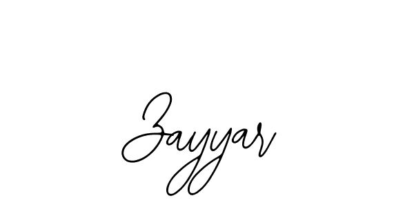 Design your own signature with our free online signature maker. With this signature software, you can create a handwritten (Bearetta-2O07w) signature for name Zayyar. Zayyar signature style 12 images and pictures png