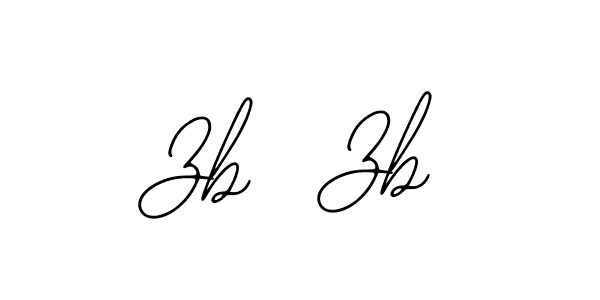 Make a beautiful signature design for name Zb  Zb. With this signature (Bearetta-2O07w) style, you can create a handwritten signature for free. Zb  Zb signature style 12 images and pictures png