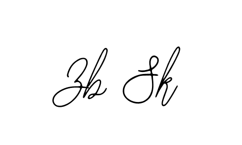 The best way (Bearetta-2O07w) to make a short signature is to pick only two or three words in your name. The name Zb Sk include a total of six letters. For converting this name. Zb Sk signature style 12 images and pictures png