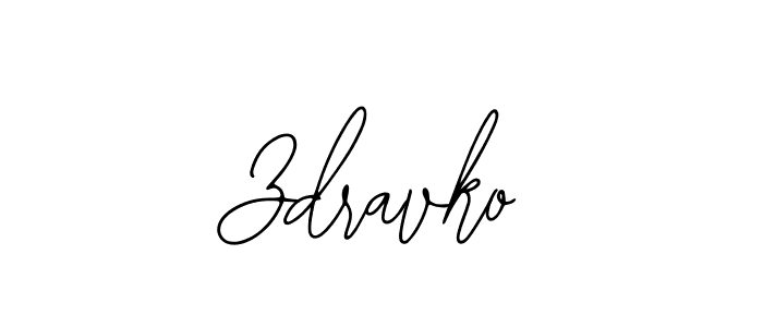 The best way (Bearetta-2O07w) to make a short signature is to pick only two or three words in your name. The name Zdravko include a total of six letters. For converting this name. Zdravko signature style 12 images and pictures png