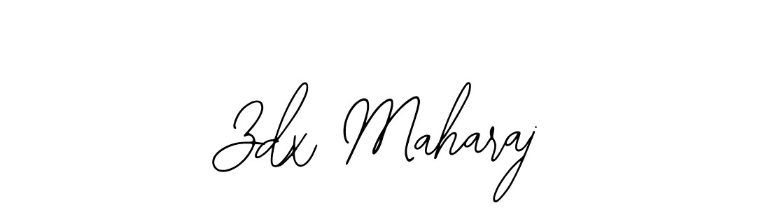 You should practise on your own different ways (Bearetta-2O07w) to write your name (Zdx Maharaj) in signature. don't let someone else do it for you. Zdx Maharaj signature style 12 images and pictures png