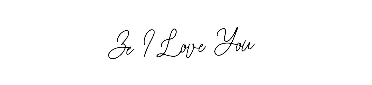 Make a beautiful signature design for name Ze I Love You. Use this online signature maker to create a handwritten signature for free. Ze I Love You signature style 12 images and pictures png