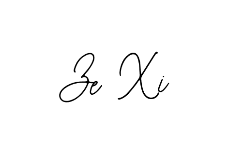 Also we have Ze Xi name is the best signature style. Create professional handwritten signature collection using Bearetta-2O07w autograph style. Ze Xi signature style 12 images and pictures png