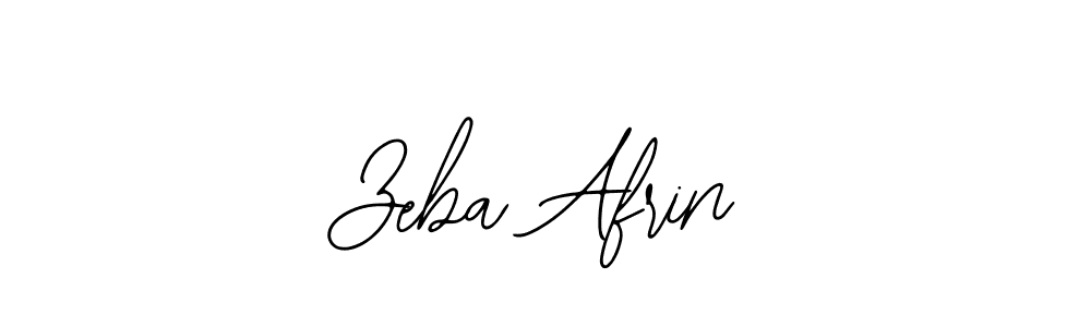 You should practise on your own different ways (Bearetta-2O07w) to write your name (Zeba Afrin) in signature. don't let someone else do it for you. Zeba Afrin signature style 12 images and pictures png