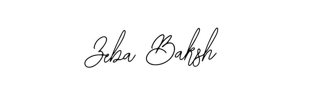 You can use this online signature creator to create a handwritten signature for the name Zeba Baksh. This is the best online autograph maker. Zeba Baksh signature style 12 images and pictures png