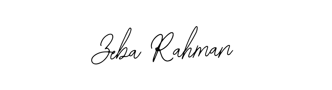 Also we have Zeba Rahman name is the best signature style. Create professional handwritten signature collection using Bearetta-2O07w autograph style. Zeba Rahman signature style 12 images and pictures png