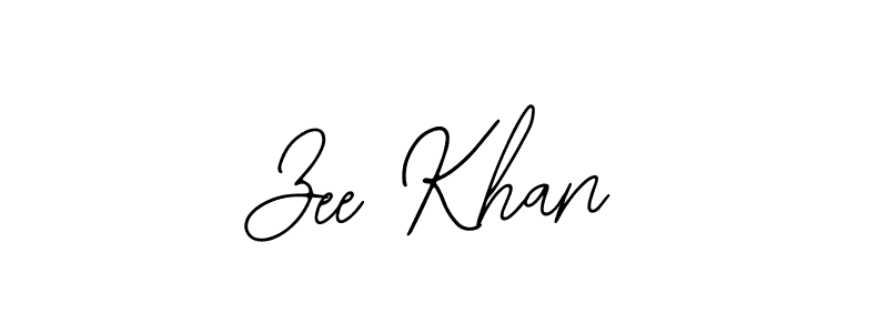 Bearetta-2O07w is a professional signature style that is perfect for those who want to add a touch of class to their signature. It is also a great choice for those who want to make their signature more unique. Get Zee Khan name to fancy signature for free. Zee Khan signature style 12 images and pictures png