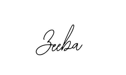 You should practise on your own different ways (Bearetta-2O07w) to write your name (Zeeba) in signature. don't let someone else do it for you. Zeeba signature style 12 images and pictures png