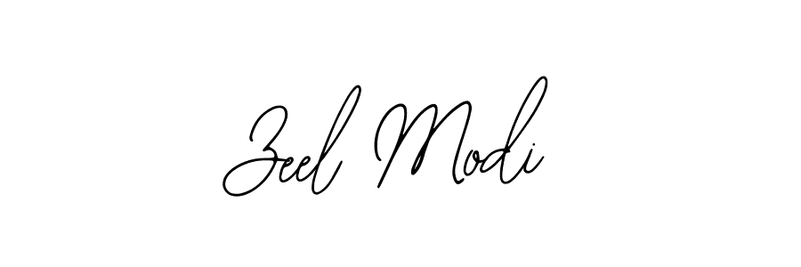 How to make Zeel Modi signature? Bearetta-2O07w is a professional autograph style. Create handwritten signature for Zeel Modi name. Zeel Modi signature style 12 images and pictures png
